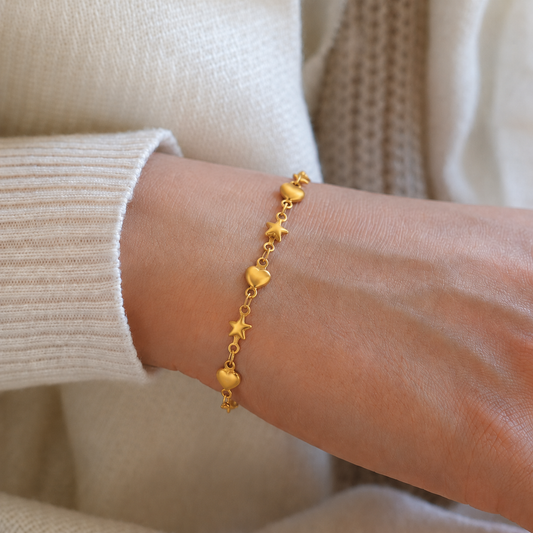 Stellara Heart Star Bracelet
