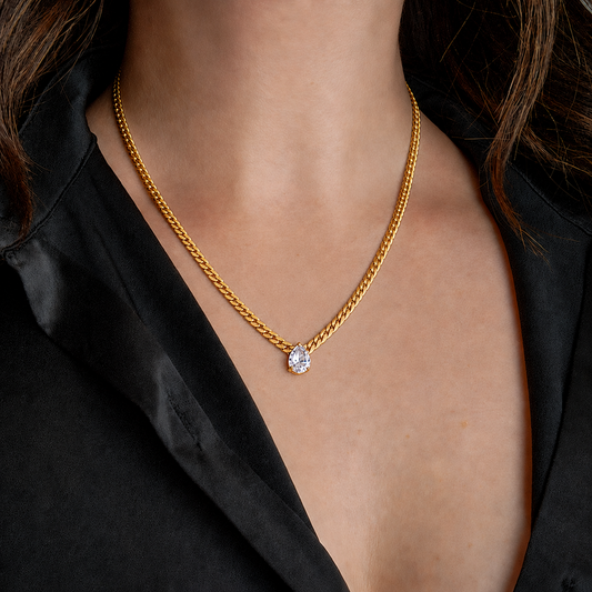 Celeste Cuban Crystal Necklace