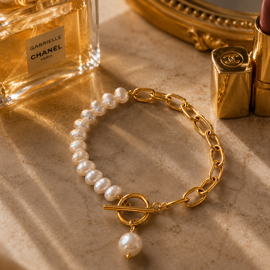 Mariselle Pearl Link Bracelet
