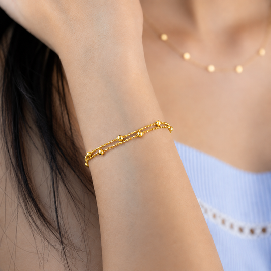 Liora Double Bead Bracelet