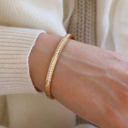 Aurelia Crystal Bangle
