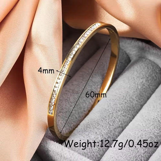 Aurelia Crystal Bangle