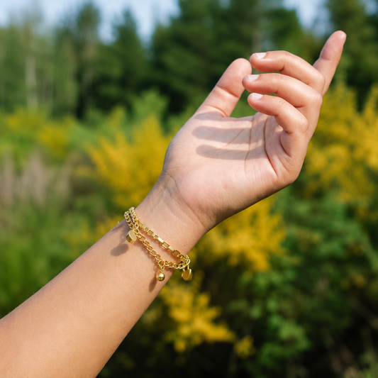 Virelle Geometric Chain Bracelet