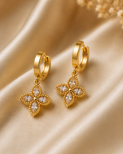 Floral Petal Earrings