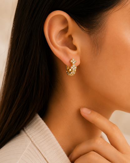 Florea Halo Earrings