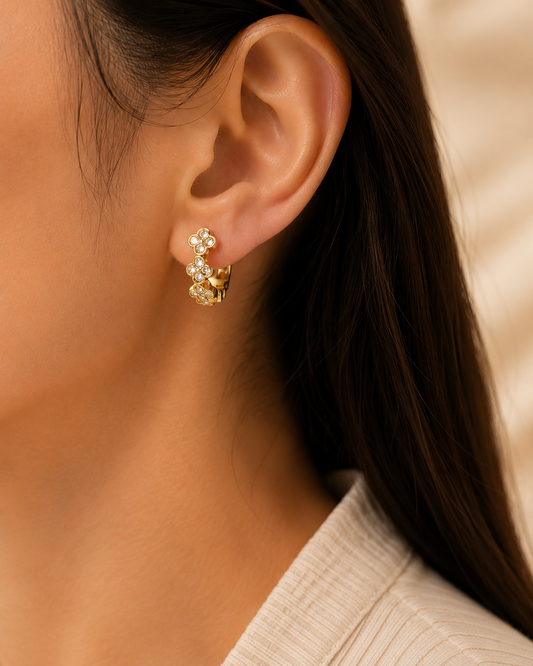 Florea Halo Earrings
