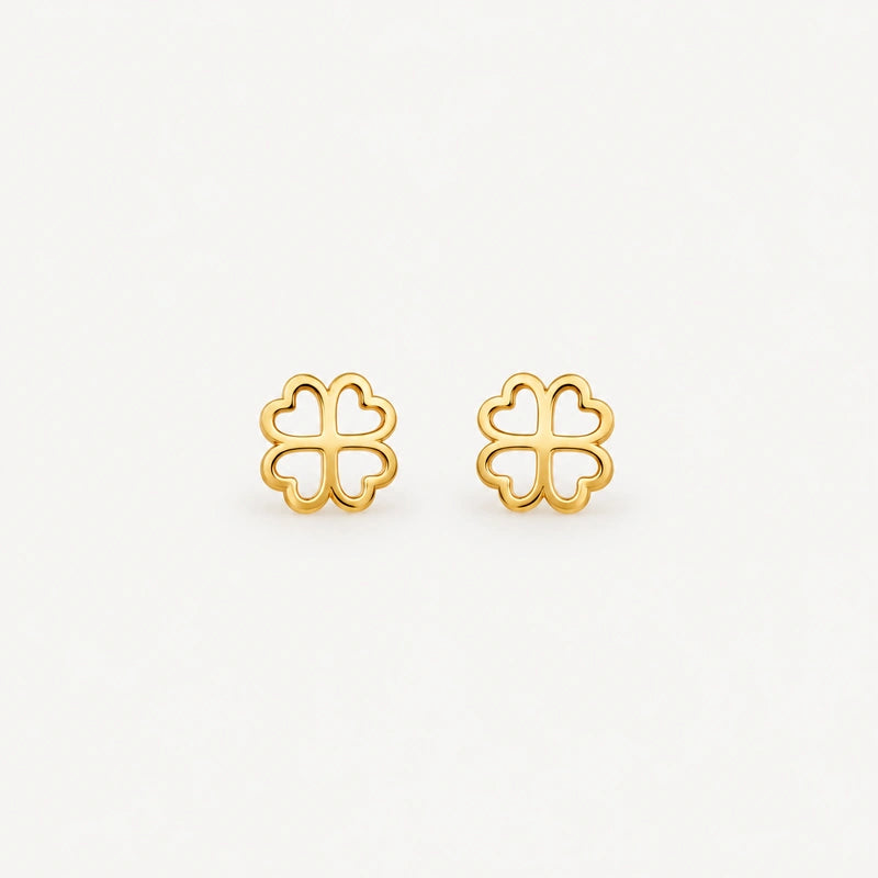 Clover Bloom Stud Earrings