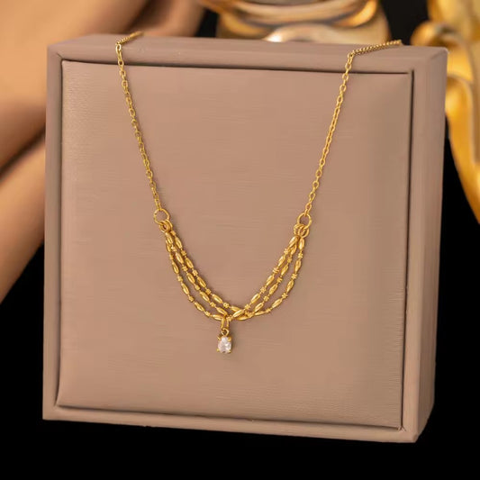 Celeste Drape Necklace