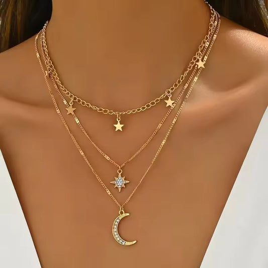 Astrielle Celestial Layered Necklace