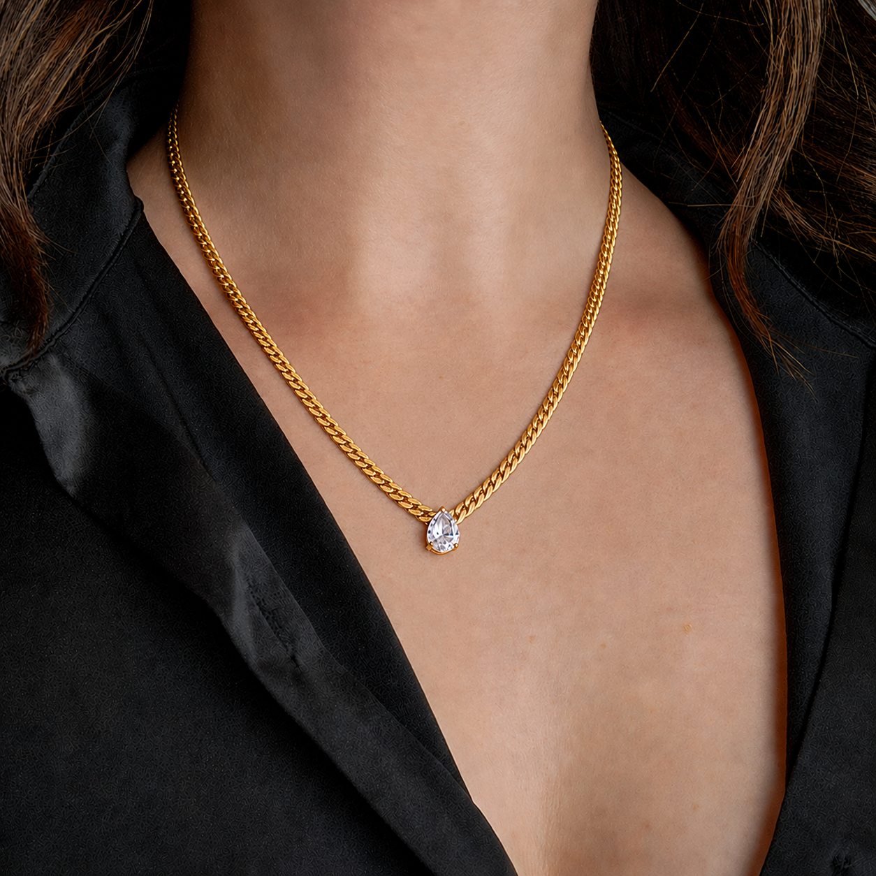 Celeste Cuban Crystal Necklace