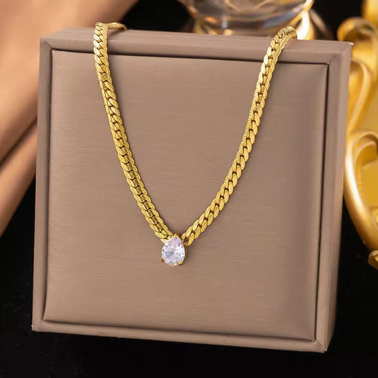 Celeste Cuban Crystal Necklace