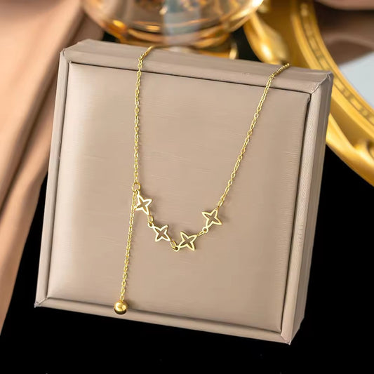 Stella Star Drop Necklace